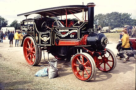 Robey & Co. 'Express' steam tractor, with Robey's pistol boiler