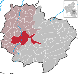 Rockenhausen - Carte