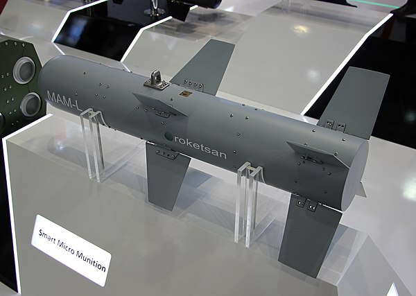 Smart Micro Munition (MAM-L) platform with low payload capacity, e.g. unmanned aerial vehicles