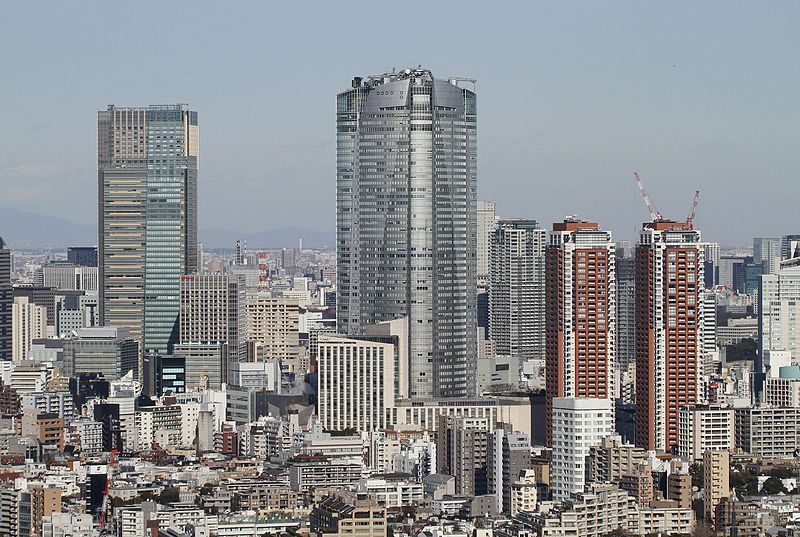 File:Roppongi Hills and Tokyo Midtown 2011 January.jpg