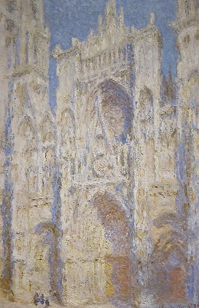 File:Rouen Cathedral, West Facade, Sunlight.JPG