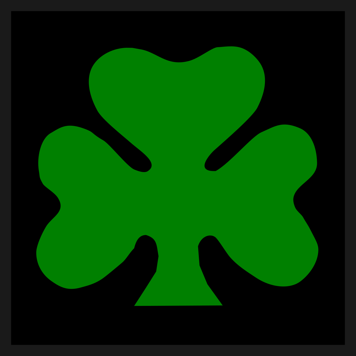 Shamrock symbol of ireland