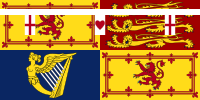 Royal Standard van prinses Anne, prinses Royal (in Schotland).svg