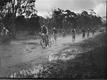 Dunlop Road race Goulburn to Sydney SLNSW 130753 Dunlop Road race Goulburn to Sydney.jpg