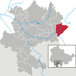 Kaart van Sachsenbrunn