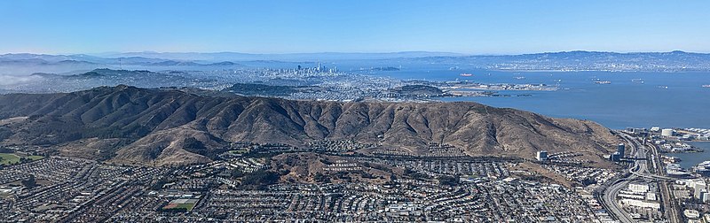 File:San Bruno Mountain aerial wide.jpg