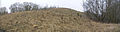 Sangailų piliakalnis nuo keliuko iš pietryčių pusės