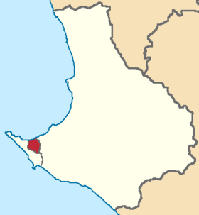 Localización del Cantón de La Libertad