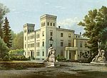 Малюнок замку 1860 року