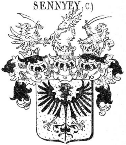 A kissennyei Sennyey család címere