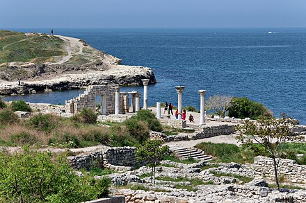 Ruins of Chersonesus near Sevastopol