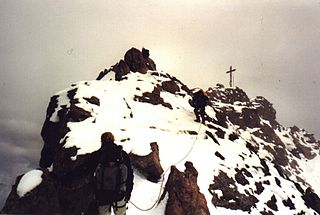 <span class="mw-page-title-main">Dreiländerspitze</span> Mountain in Switzerland