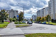 English: Skypnikava street. Minsk, Belarus Беларуская: Вуліца Скрыпнікава. Мінск, Беларусь Русский: Улица Скрипникова. Минск, Беларусь