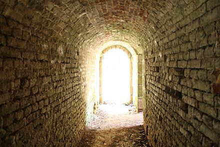 Small operational brick tunnel in France