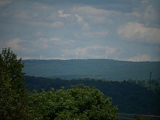 South Chestnut Wind Farm as seen on I-68 from the west. South Chestnut WF from W.jpg