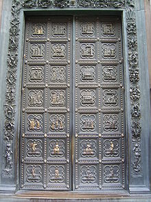 South doors by Andrea Pisano South Doors of the Florence Baptistry.JPG