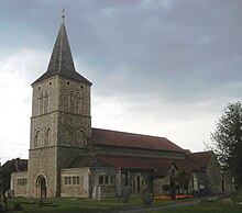 St Michael and All Angels Church, Southwick, Adur (IoE Kode 297346).jpg