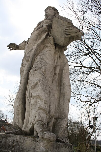 File:Statue of Saint Cajetan in Náměšť nad Oslavou, Třebíč District.jpg