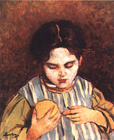 Fetița cu portocala