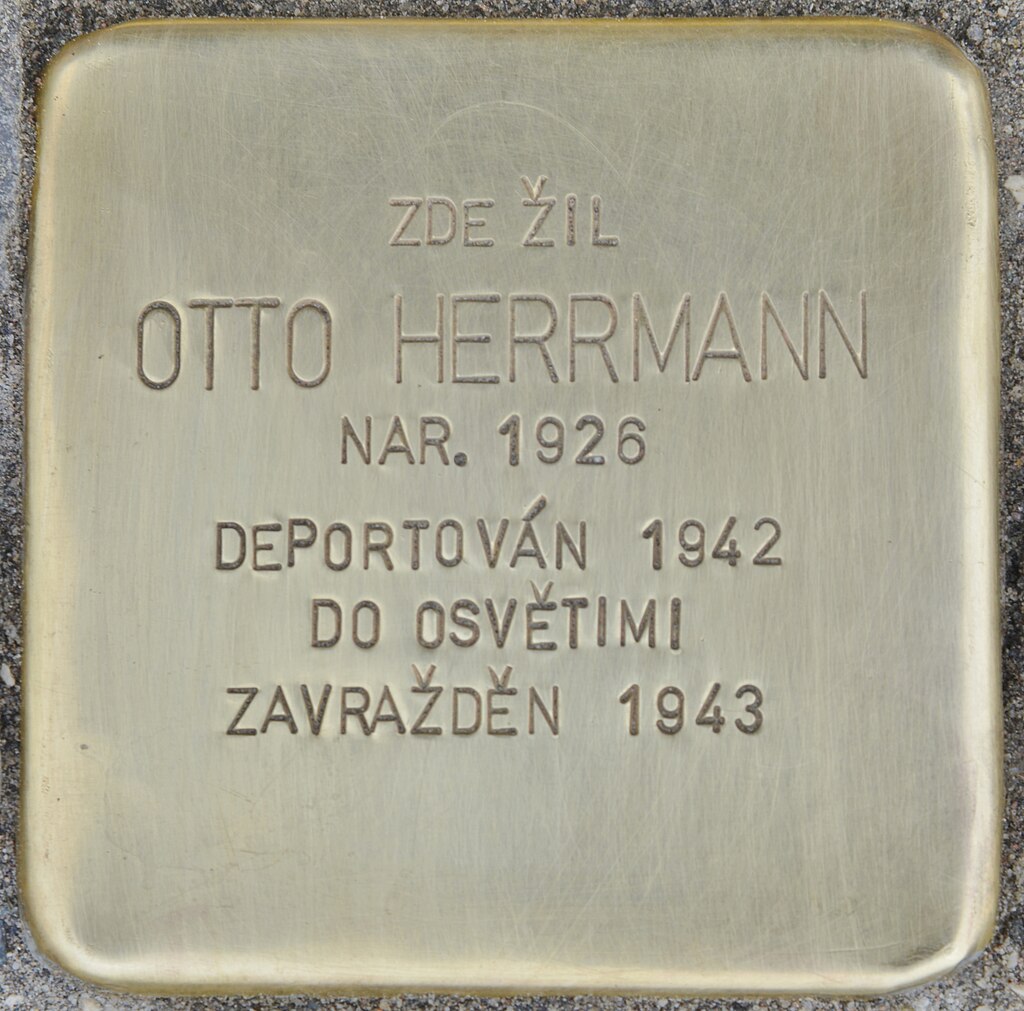 Stolperstein für Otto Herrmann (Slatiňany).jpg