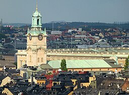 Storkirken set fra Maria Magdalena kirke