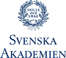 Official logo of the academy Swedish Academy logo.svg