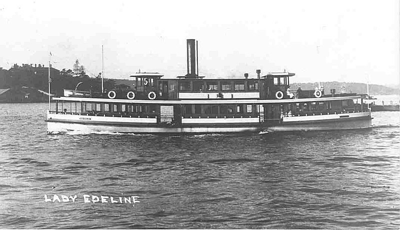 File:Sydney Ferry LADY EDELINE 1913 to 1984.jpg