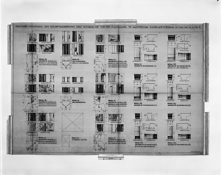 File:TEKENING BOUWFRAGMENTEN (REPRODUCTIE) - Amsterdam - 20268046 - RCE.jpg