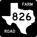 File:Texas FM 826.svg