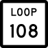 Маркер State Highway Loop 108