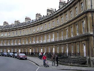 The Circus, Bath Circular Georgian street in Bath, Somerset