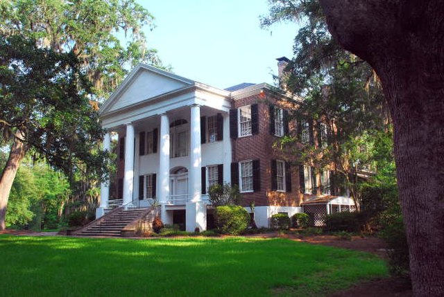 The Historic Call-Collins House, the Grove, built by slaves in the 1840s, is an antebellum plantation house in Tallahassee.
