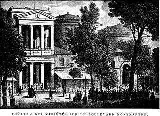 <span class="mw-page-title-main">Théâtre des Variétés</span> Paris theatre open since 1807