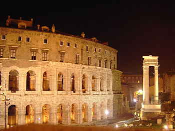 Theater of Marcellus viewed from the Capitol