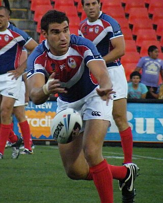 <span class="mw-page-title-main">Five-eighth</span> Half back position in rugby league