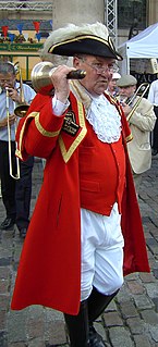 Peter Moore (town crier) British town crier, born 1939