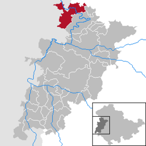Poziția localității Treffurt