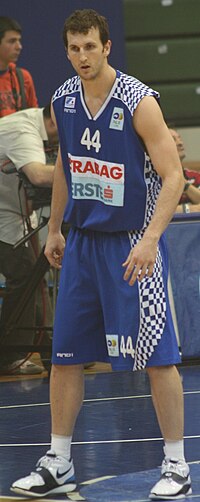 Plaisted 2010 in the jersey of KK Zadar