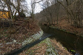 Mündung des Tullnerbachs in die Wien