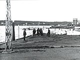 Tyske soldater ved havna ved raffineriet Foto: Arkivverket