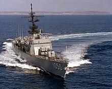 USS Albert David (FF-1050).