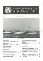 Thumbnail for File:United States Navy Medical News Letter Vol. 47 No. 11, 10 June 1966 (IA NavyMedicalNewsletter19660610).pdf