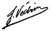 signature de Jules Védrines