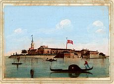 19th century postcard of San Lazzaro degli Armeni Venice San Lazzaro degli Armeni.jpg