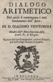 Venturoli - Dialogo aritmetico nel quale si contengono i veri fondamenti dell'arte, dopo il 1664 - 4745958.tif