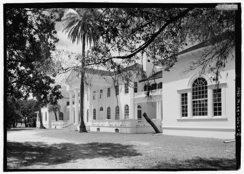 File:View looking from the southeast - Plum Orchard, Saint Marys, Camden County, GA HABS GA-2362-2.tif