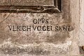 * Nomination Sculptor's signature at the Renaissance epitaph for Georg Khevenhüller (created by the sculptor Ulrich Vogelsang) in the main city parish church Saint James the Greater, borough inner city, Villach, Carinthia, Austria -- Johann Jaritz 03:00, 6 August 2020 (UTC) * Promotion  Support Good quality. --Basile Morin 03:20, 6 August 2020 (UTC)