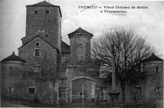 Villemoirieu, vieux château de Mallin, 1912