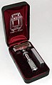 Vintage Ronson Self-Stropping Double Edge Safety Razor With Original Case, Made In USA, Circa 1931 (25868145780).jpg