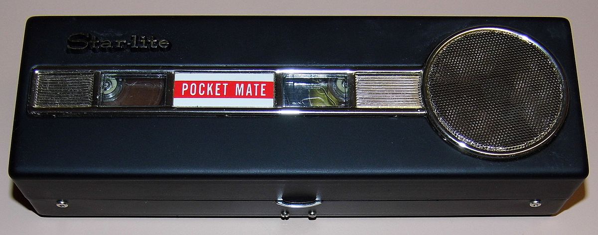 Vintage Star-Lite Pocket Mate Reel-To-Reel Miniature Tape Recorder